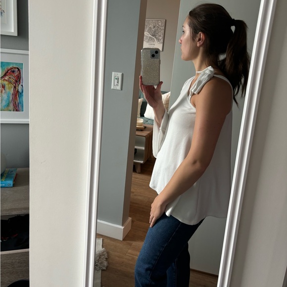 Asymmetrical Club Monaco Sweater 🤍 - Picture 3 of 6